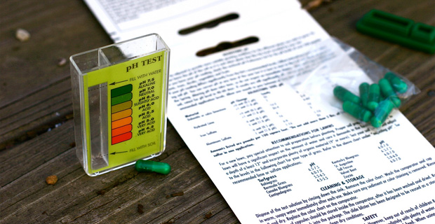Testing the pH of your soil