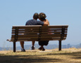 Couple on a bench