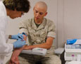 Man getting a shot