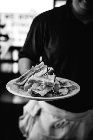 A hearty meal at Little Pete's. (Neal Santos/WHYY)