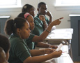 Students in class