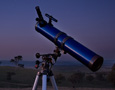 Telescope in the evening light