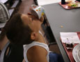 Girl drinking