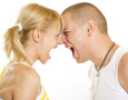 Angry couple