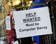 Help Wanted sign