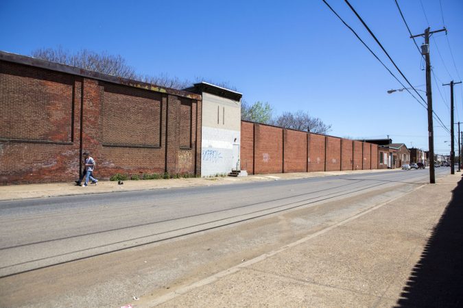 A handful of factory buildings remain in Jewtown. (Photo by Jessica Kourkounis)