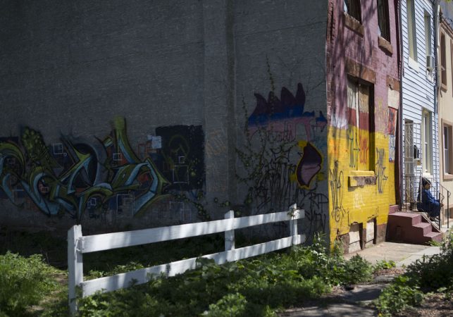 Vacant buildings and lots pepper the landscape of Jewtown today. (Photo by Jessica Kourkounis)