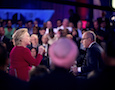 Matt Lauer and Hillary Clinton at the Commander in Chief forum
