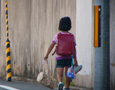 Girl walking