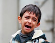 a crying child