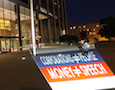 a projection reads, 