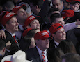 frat boys cheering for Trump