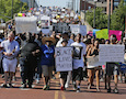 a Black Lives Matter rally