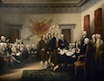 a painting of the Founding Fathers