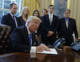 President Trump signs an executive order