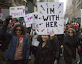 protesters at the Women's March
