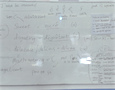 a whiteboard with French written on it