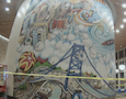a mural of Philadelphia