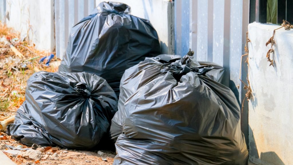 bags of garbage