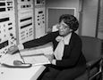 aeronautical engineer Mary Jackson at work
