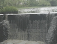 a waterfall