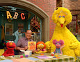 a group of Sesame Street muppets