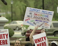 a rally to support Muslims