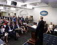 a White House media briefing