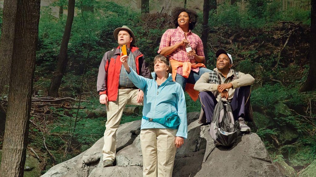  “Cherokee” onstage at Wilma Theater featuring David Ingram, Marcia Saunders, Ashley Everage, Kevin Jackson January 8 through February 8.  (Photo by Alexander Iziliaev) 
