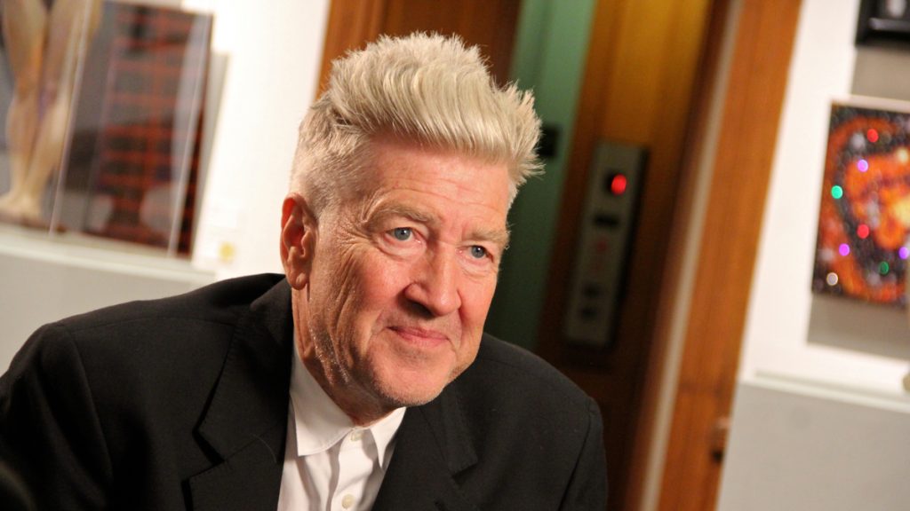 1-6 David Lynch returns to Philadelphia Academy of Fine Arts, which is hosting an exhibition of his works. (Emma Lee/WHYY)