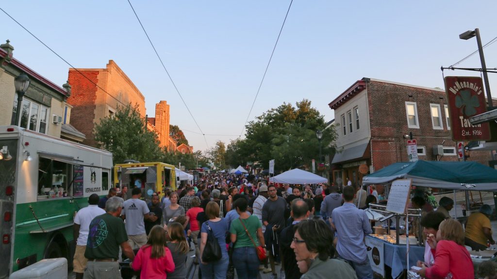 1-7 This year Mt.Airy Street Fare drew in a record-breaking crowd of approximately 14,000 visitors! (Natavan Werbock/for NewsWorks)