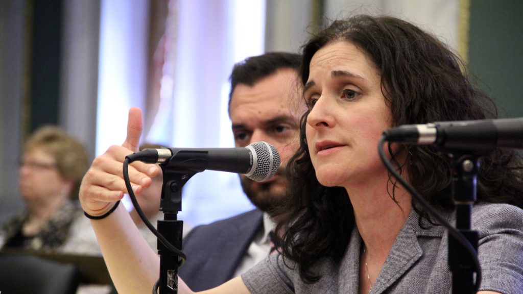 1200-2 Michele Rovinsky-Mayer, Associate Vice President and Title XI coordinator at Drexel University talks about the steps her school has taken to address the issue of sexual assault. (Emma Lee/WHYY)