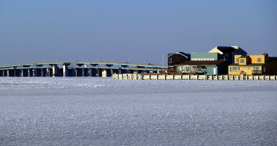 1493266_596481523738907_108164740_n-1 The frozen Barnegat Bay during the last arctic invasion in early January. (Image: Kevin Michelson via Jersey Shore Hurricane News)