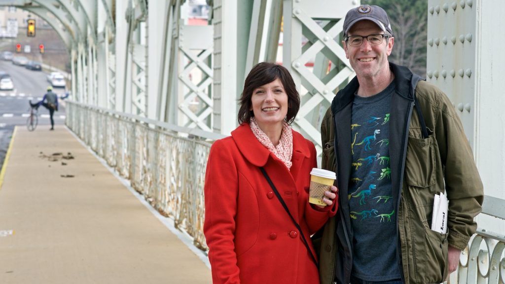 1_bs0831 Carolyn and Steve Fillmore started East Falls Local. It's part blog, part news site, part community forum. (Bas Slabbers/for NewsWorks)