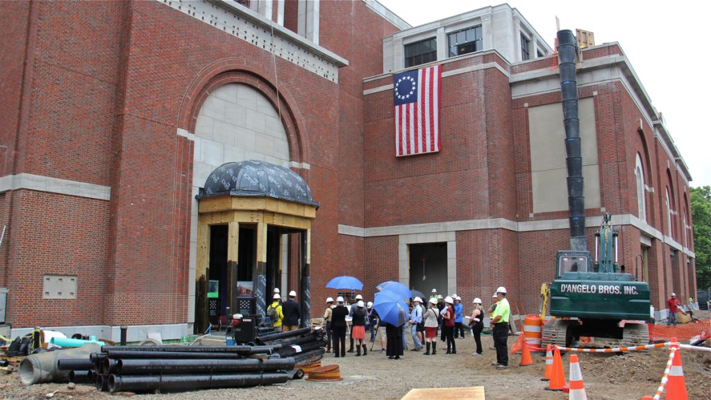 1museum of the american revolution The 118,000-square-foot Museum of the American Revolution is scheduled to open on April 19, 2017, the anniversary of the ''shot heard 'round the world.'' (Emma Lee/WHYY)