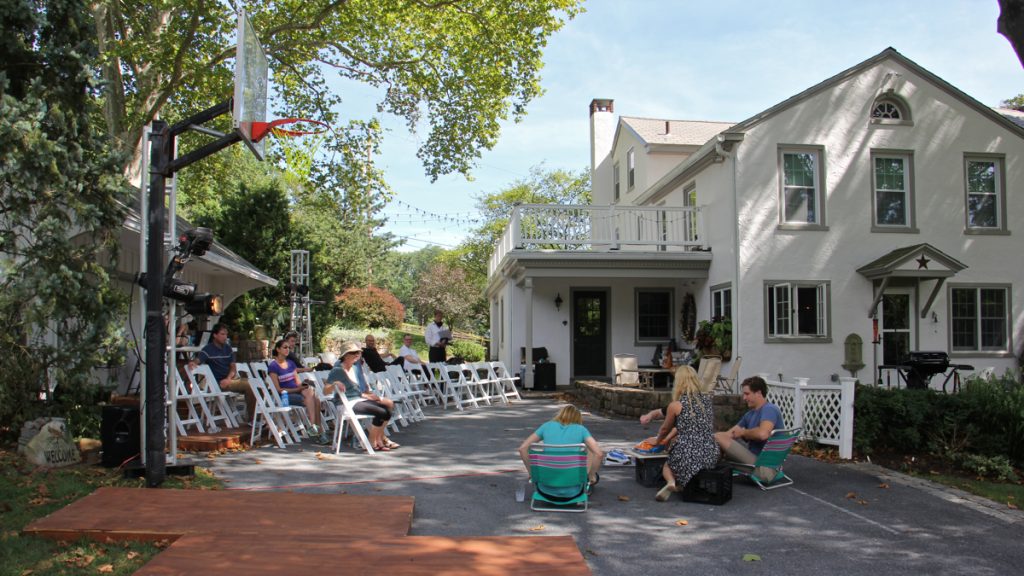 Theater with a View, located at the Sycamore Hill estate near Pottstown, Pennsylvania, is staging Lisa D'Amour's ''Detroit.'' (Emma Lee/WHYY)