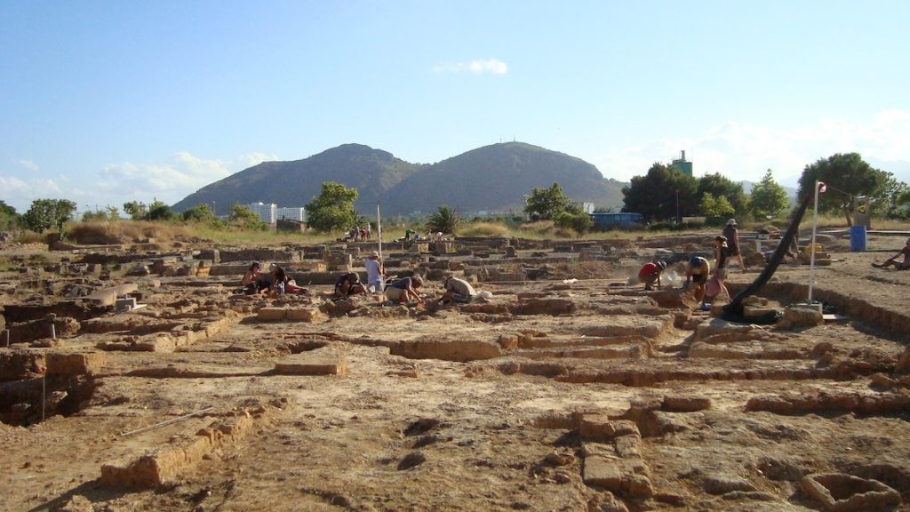  The excavation site in Mallorca. (Photo courtesy of Addie McKenzie) 