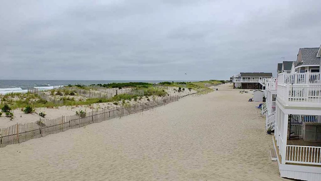 20130725-south-seaside-park-homes-protected-by-a-dune-1200 Ocean front homes in South Seaside Park, NJ. (Alan Tu/WHYY)