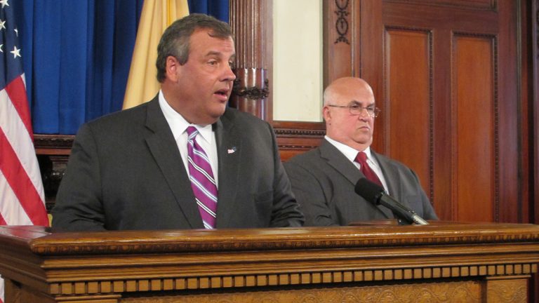  New Jersey Governor Christie nominates Judge Faustino Fernandez-Vina to the state Supreme Court.  (Phil Gregory/for NewsWorks) 