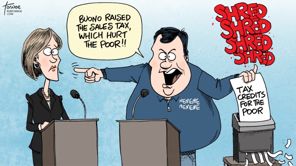 20131016-debate2-1200 (Cartoon by Rob Tornoe)