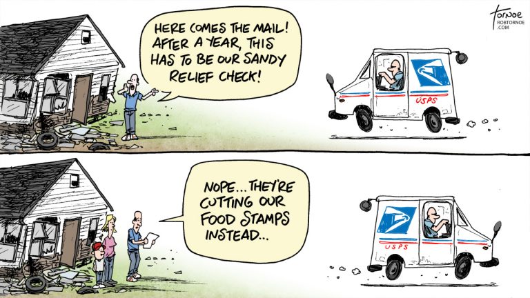  (Cartoon by Rob Tornoe) 