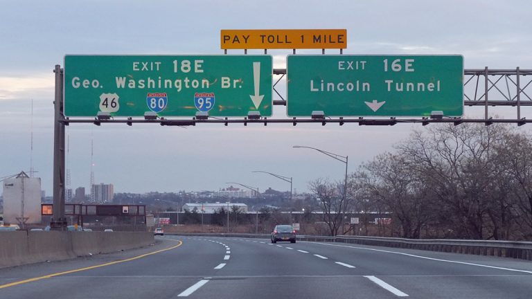  A lawsuit alleges the NY/NJ Port Authority is illegally diverting toll money to pay for cost overruns on the WTC. (Alan Tu/WHYY) 