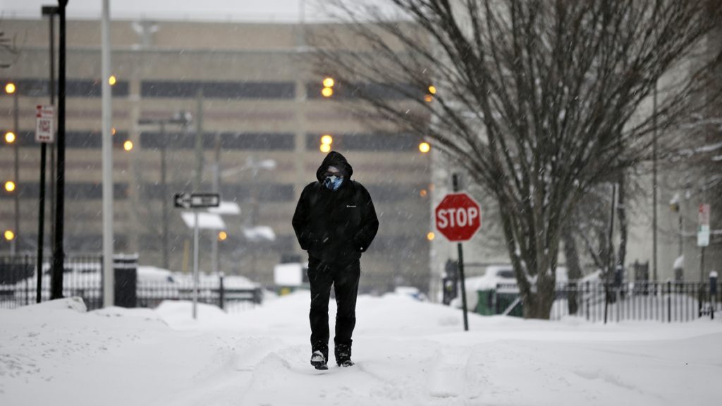 Bob Kay Bob Kay is bundled against the cold and snow as he walks in Trenton, N.J., Thursday, Feb. 13, 2014. (AP Photo/Mel Evans)