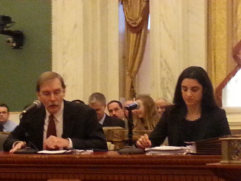  Gary Jastrzab and Rebecca Rhynhart talk capital budget at City Council (Tom MacDonald/WHYY) 