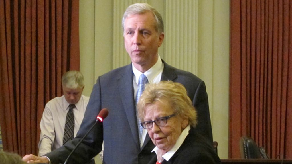 20140409-bridgegate-hearing-njs-potlight-1200 Assemblyman John Wisniewski (D-Middlesex), cochairman of the Joint Select Committee on Investigation, and Senate Majority Leader Loretta Weinberg (D-Bergen).