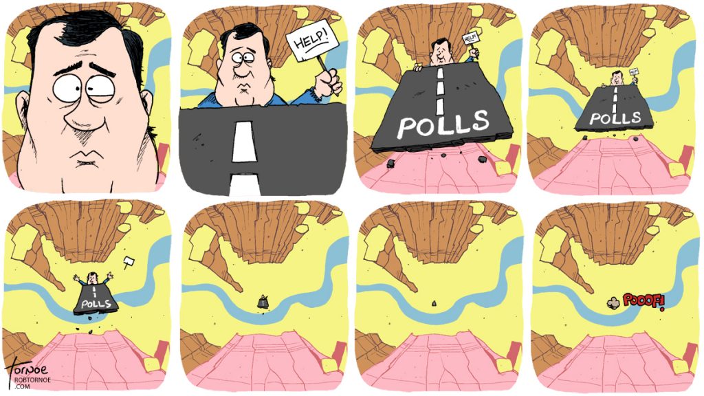 20140424-christie-pollswhyy (Cartoon by Rob Tornoe)