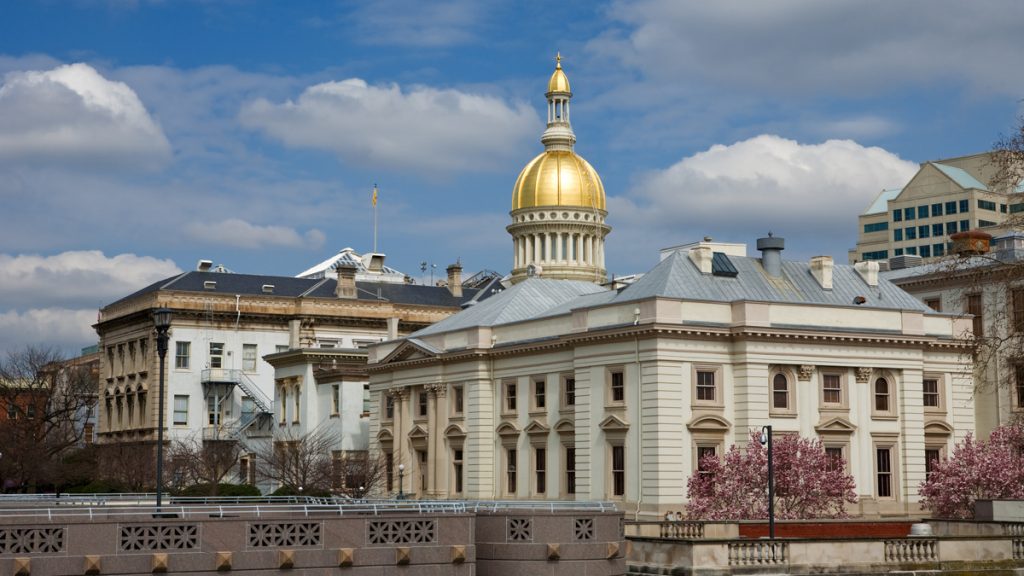 20140604-trenton-state-capitol-1200 Several bills under consideration in Trenton would give local school boards more power. (Shutterstock)