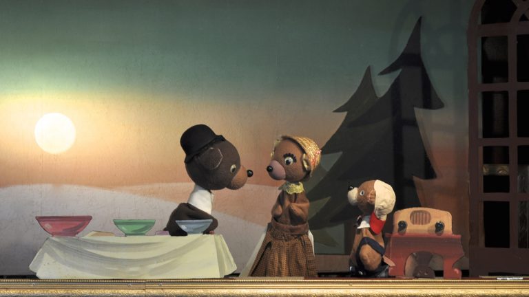 A scene from Goldilocks and the Three Bears 