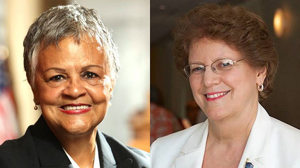  Democrat Bonnie Watson Coleman (left) and Republican Alieta Eck (right) are the major party candidates in the 12th District race. 
