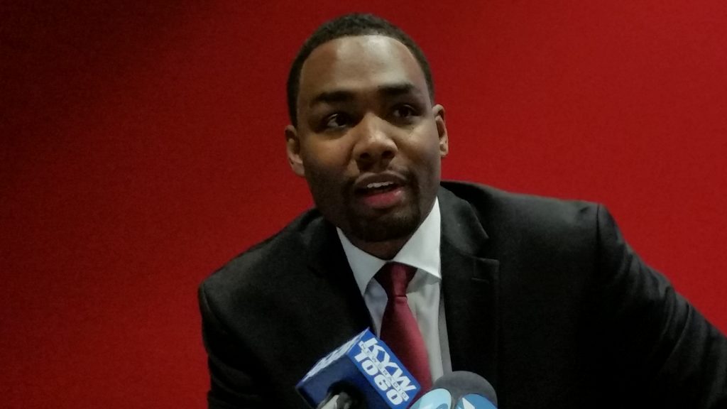  Doug Oliver has formed an exploratory committee to figure out whether to jump into the Democratic primary for Philadelphia mayor (Tom MacDonald/WHYY) 